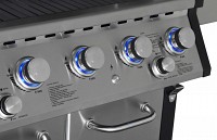 LPG BBQ GS GRILL SUPERIOR 4+1+1 ΙΝΟΧ - 21kW