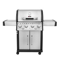 LPG BBQ GS GRILL SUPERIOR 4+1+1 ΙΝΟΧ - 21kW