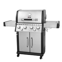 LPG BBQ GS GRILL SUPERIOR 4+1+1 ΙΝΟΧ - 21kW