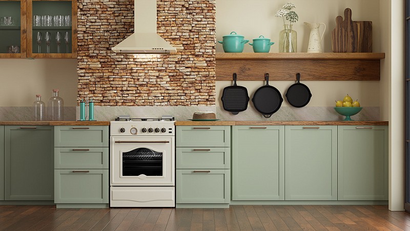 GAS COOKER TGS 4111 RUSTIC BEIGE MULTIGAS