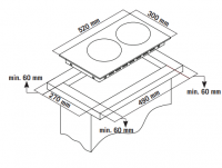 INDUCTION ELECTRIC DOMINO HOB TGS IND22 GL