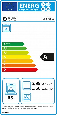 MIXED COOKER TGS 8001 IX DOUBLE-CAVITY LPG