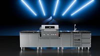 BBQ Inox Cabinet w/ Two Doors ΕΧ7-90-ΡΡ - no counter