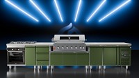 BBQ Inox Cabinet w/ Two Doors ΕΧ7-90-ΡΡ - no counter