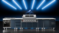 BBQ Inox Cabinet w/ Two Doors ΕΧ7-90-ΡΡ - no counter