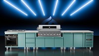 BBQ Inox Cabinet w/ Two Doors ΕΧ7-90-ΡΡ - no counter