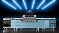 BBQ Inox Cabinet TGH-B1-B4-G for TGS Ovens - Left & Right