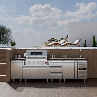 BBQ Inox Cabinet TGH-B1-B4-G w/ Drawers