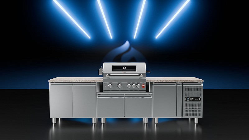 LPG BBQ SEMI-PROF TGH-BI-B4-G 4+1 19,3kW
