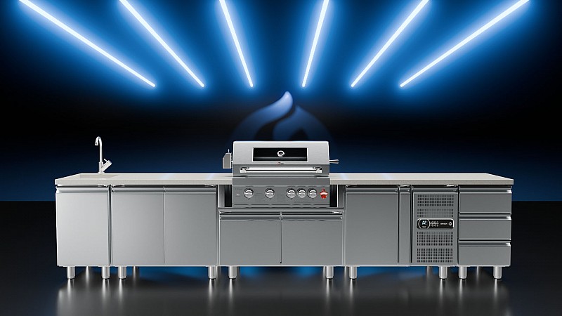 LPG BBQ SEMI-PROF TGH-BI-B4-G 4+1 19,3kW