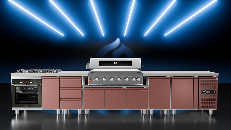 BBQ Inox Cabinet for Cylinder EX7-45 RP - no counter