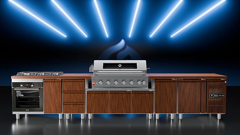BBQ Inox Cabinet for Cylinder EX7-45 RP - no counter