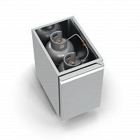 BBQ Inox Cabinet for Cylinder EX7-45 RP - no counter