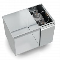 BBQ Inox Cabinet TGH-B1-B4-G for TGS Ovens - Left & Right