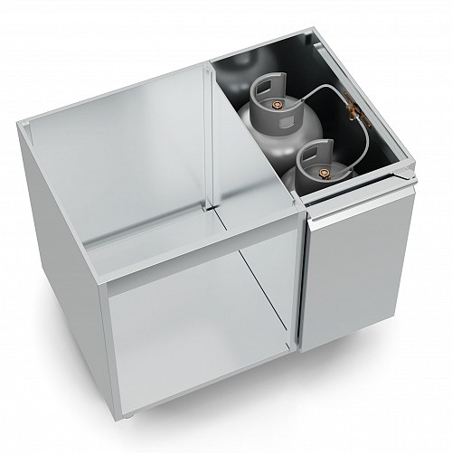 BBQ Inox Cabinet TGH-B1-B4-G for TGS Ovens - Left & Right