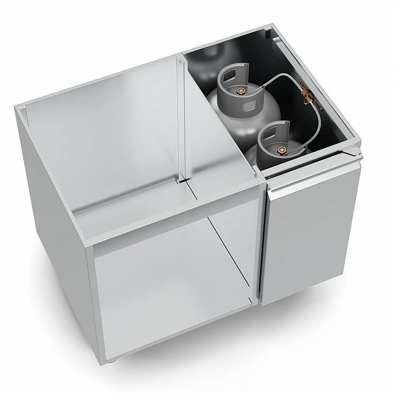 BBQ Inox Cabinet TGH-B1-B4-G for TGS Ovens - Left & Right