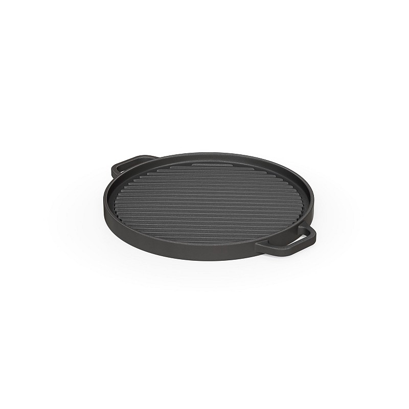 CAST IRON GRIDDLE Νο14 ΣΤΡΟΓΓΥΛΟ 36.5XD30X2.5 (4305) THERMOGATZ