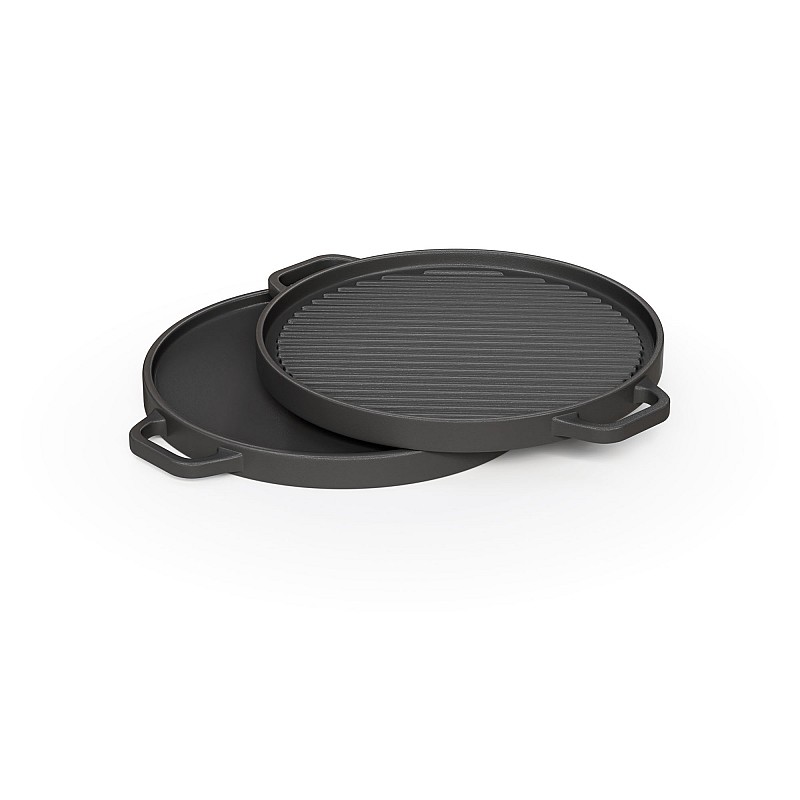 CAST IRON GRIDDLE Νο14 ΣΤΡΟΓΓΥΛΟ 36.5XD30X2.5 (4305) THERMOGATZ
