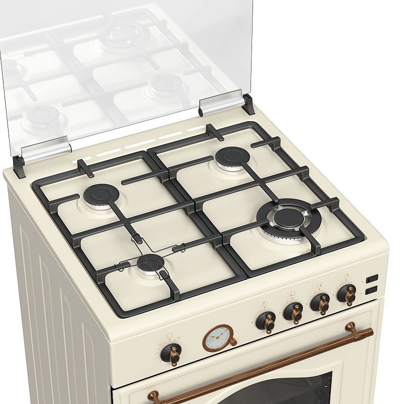 GAS COOKER TGS 4111 RUSTIC BEIGE MULTIGAS