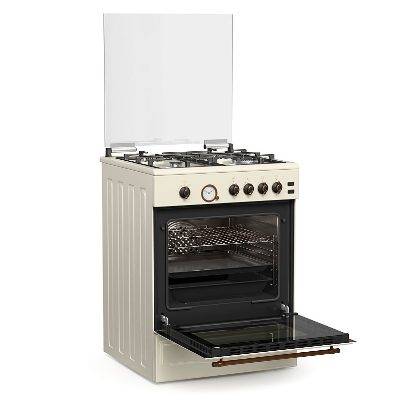 GAS COOKER TGS 4111 RUSTIC BEIGE MULTIGAS