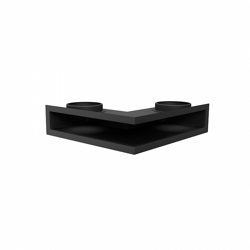 FIREPLACE BLIND TUNNEL AIR DUCT - CORNER 40X40