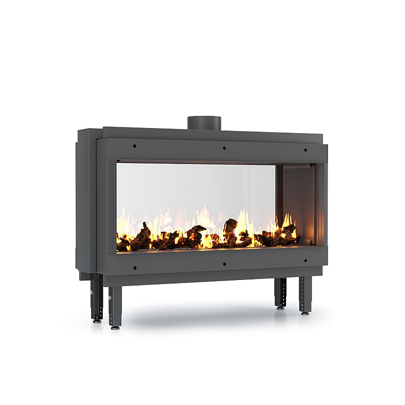 GAS FIREPLACE DOUBLE FRONTAGE 70cm