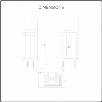 Gas Fireplace Standing Corner