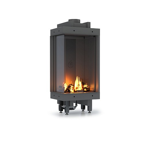 Gas Fireplace Standing Corner