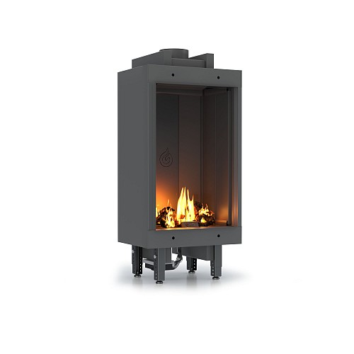 Gas Fireplace Standing Straight