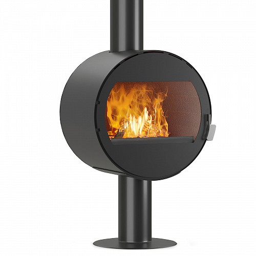 Wood Stove GS Round Wall