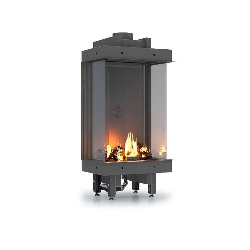 Gas Fireplace Standing Panorama