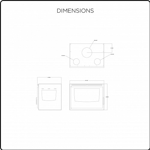 Fireplace Cassette GSKA 70 CORNER (CORNER AERO)
