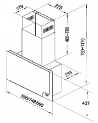 RANGE HOOD TGC 650 WALL