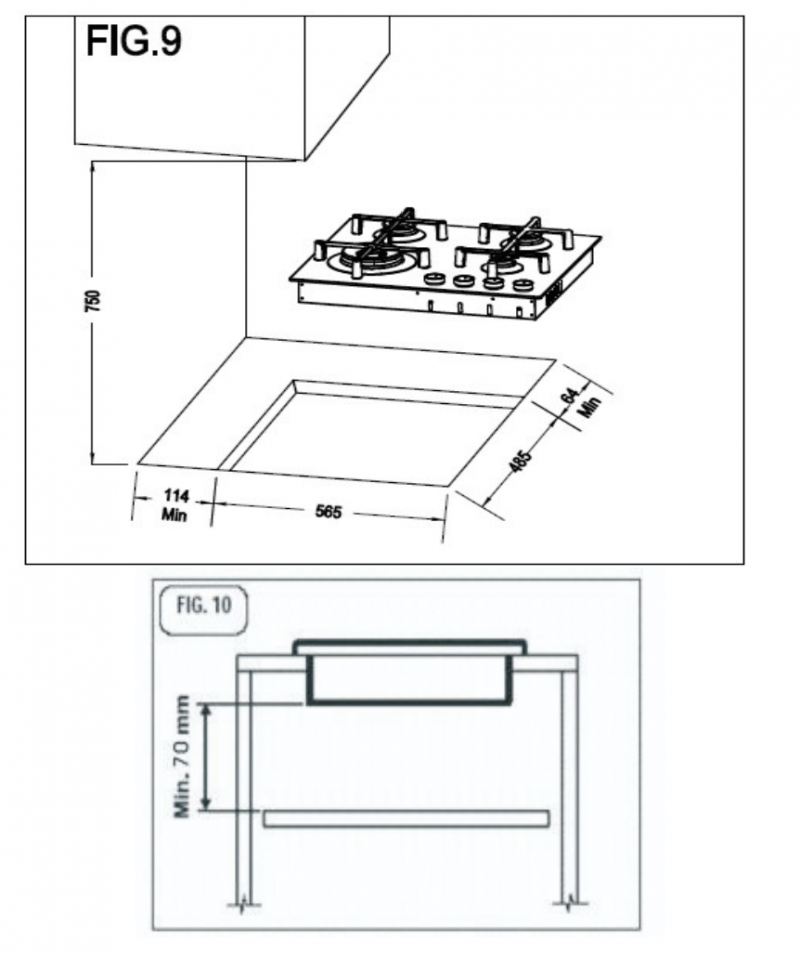 GAS HOB TGC 6014 IX