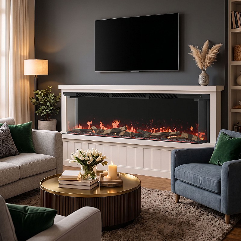 Electric Fireplace ΤΗ-1500