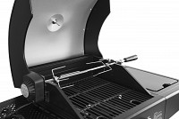 Inox Rotisserie w/ Electric Motor - Lenght 89cm + Handle