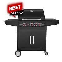 LPG BBQ GS GRILL LUX 3+1 CAST IRON - 11,5kW