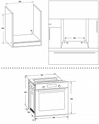 ELECTRIC OVEN TGS 4422 GL
