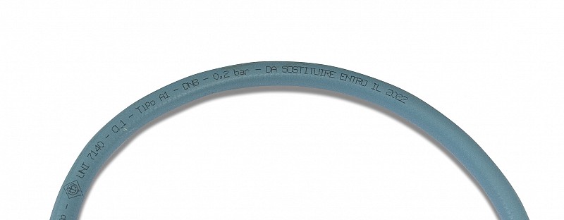 Low Pressure Rubber Tube Ø8mm (BLUE) - Lot of 50 meters