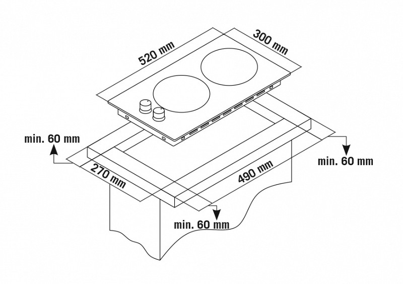 GAS HOB TGS 9311 IX