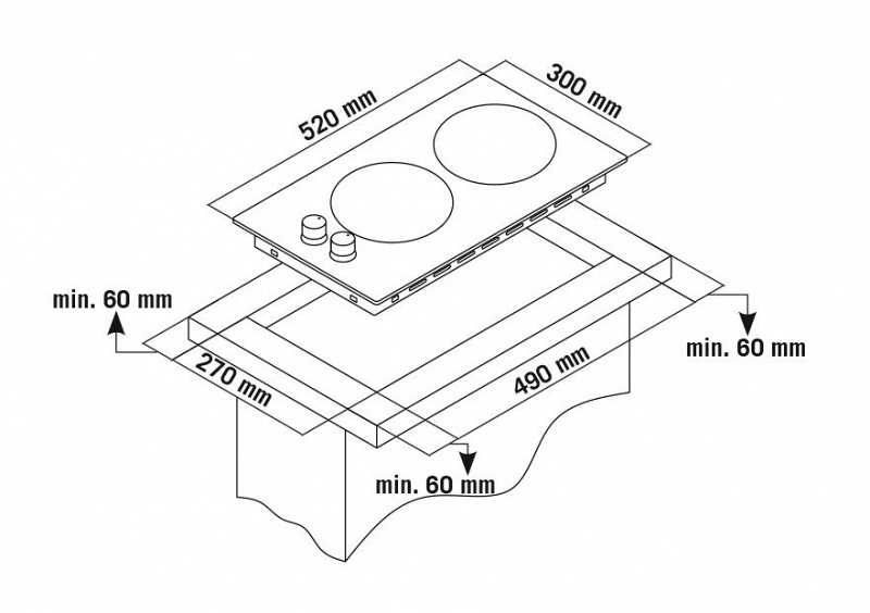 GAS HOB TGS 9430 GL