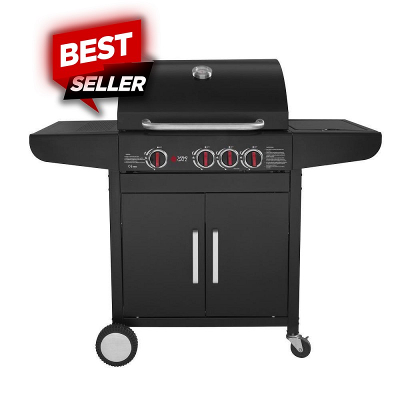 LPG BBQ GS GRILL LUX 3+1 CAST IRON - 11,5kW