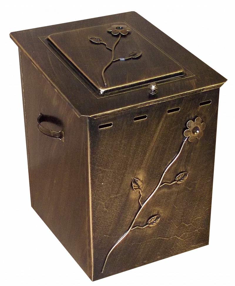 MEDIUM-SIZED LOG HOLDER - METALLIC